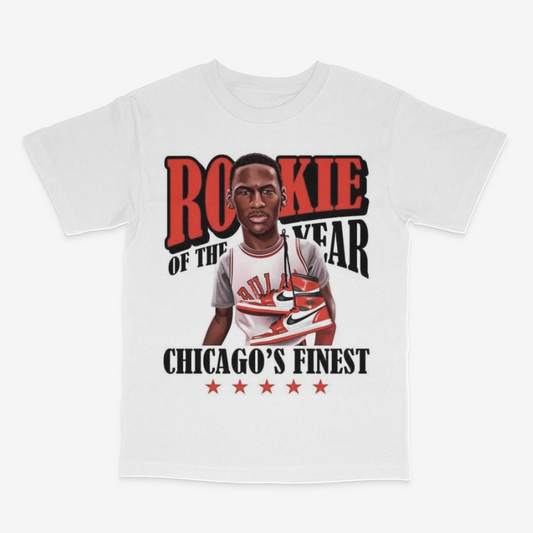 Mj Rookie Lost and Found White Tee